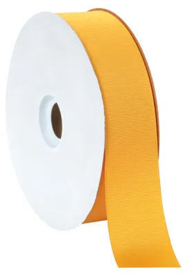Produktbild von Grosgrainband, 3,8 cm, Gelbgold, 45,7 m