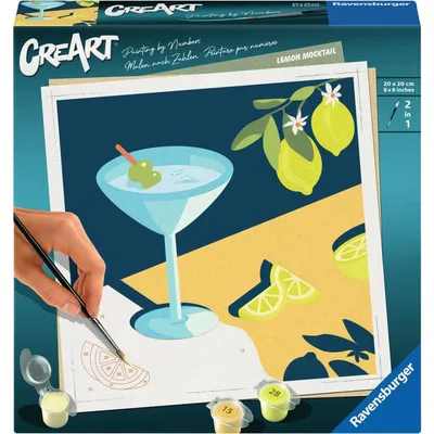 Obrázok produktu pre Ravensburger 25561, 1 strany, Obrazy v balení, Chlapec / dievča, Súprava farieb s číslami
