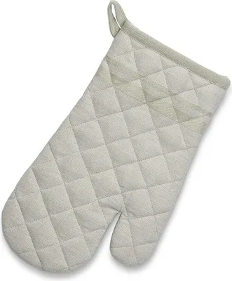 Produktbild von Ofenhandschuh, Ofenhandschuh, Baumwolle, Beige mit Streifen, 31 x 18 cm - Kela | Tia
