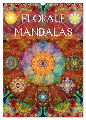 Produktbild von FLORALE MANDALAS (Wandkalender 2027 DIN A3 hoch), CALVENDO Monatskalender