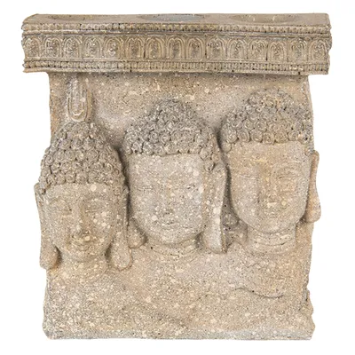 Zdjęcie produktu dla Świecznik Clayre & Eef, szary, 16 x 6 x 17 cm, 6PR3430
