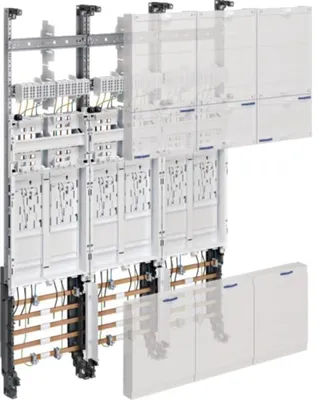 Produktbild von HAGER Komplettfeld 6ZP eHZ ZL3EF16 H1050mm 3-feld