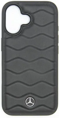 Obrázek produktu pro Pouzdro na zadní stranu pro iPhone 16 od Mercedes-Benz – Waves – černé