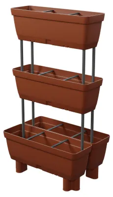 Productafbeelding van Bloempotten van het merk VEGRESIN SLIM, in terracotta