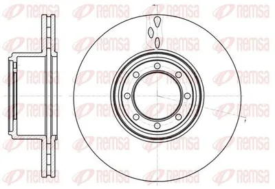 Produktbild von 2x REMSA Bremsscheibe 61216.10 hinten für IVECO DAILY IV Kasten/Kombi 293 7mm
