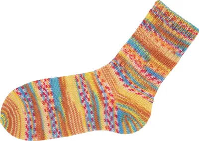 Produktbild von Gründl Hot Socks Lazise Wolle 420m 100g Strickgarn Sockenwolle 4fach