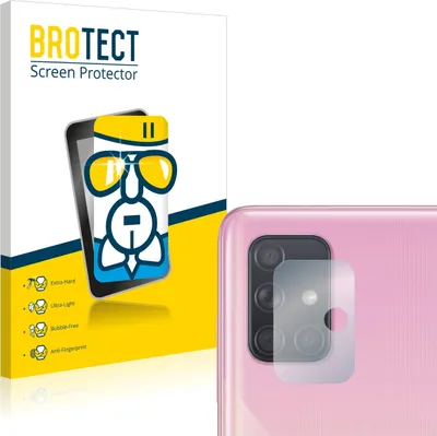 Produktbild von BROTECT Schutzglas für Samsung Galaxy A51 (NUR Kameraschutz) Schutzfolie Panzer Folie Glas Display Schutz klar