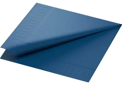 Produktbild von Duni 213547, Blau, Seidenpapier, 400 mm, 400 mm, Deutschland, 584 mm