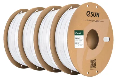 Image de Filament eSUN PLA, 1,75 mm, Blanc froid, 4 kg, 4 kg