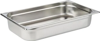 Produktbild von APS 81104 GN 1/1 Behälter, Edelstahl, 53 x 32,5 cm, Tiefe 100 mm, 13,25 Liter