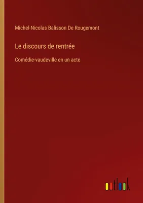 Produktbild von Le discours de rentrée