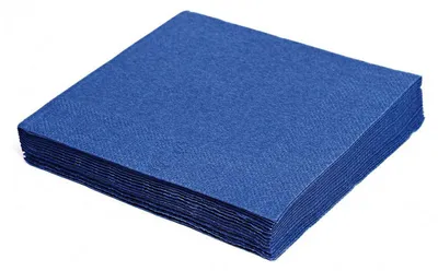 Produktbild von 1000x Servietten 33 x 33 cm 1/4-Falz 3-lagig dunkelblau