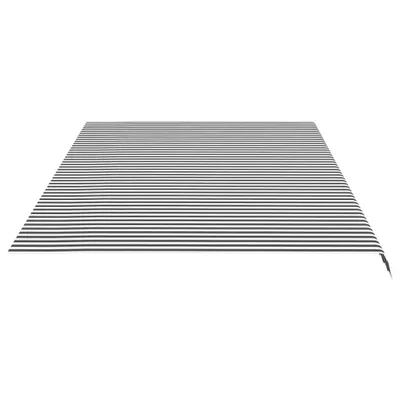 Produktbild von Markisenbespannung Anthrazit und Weiß 6x3,5 m