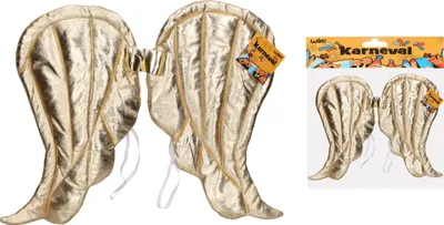 Immagine prodotto di Set di carnevale - ali dorate 50x40 cm