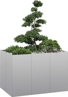 Obrázok produktu pre vidaXL Kvetináč 120x80x80 cm Pozinkovaná oceľ