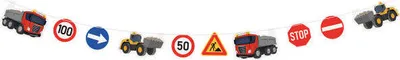 Produktbild von Auf der Baustelle Girlande 1,8m