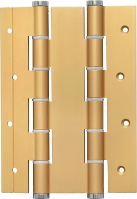 Produktbild von Pendeltürband doppelt wirkend, Rollen ø 16 mm, Höhe 180 mm, Alu gold eloxiert