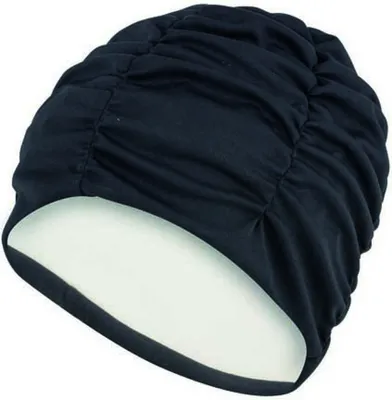 Produktbild von Fashy Fabric Badekappe Schwarz Schwarz One Size