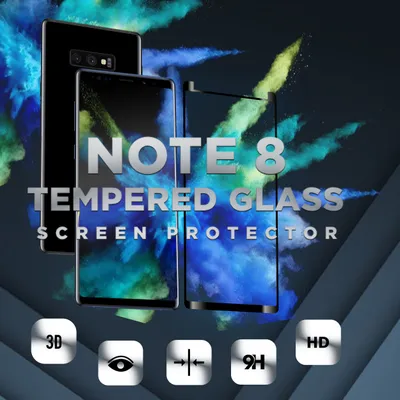 Produktbild von Samsung Galaxy Note 8 – gehärtetes Glas 9H – 3D-Displayschutz in Superqualität