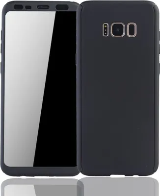 Produktbild von Handyhülle Schutzhülle für Samsung Galaxy S8 Plus Full Case Cover Displayschutz 360 Schwarz