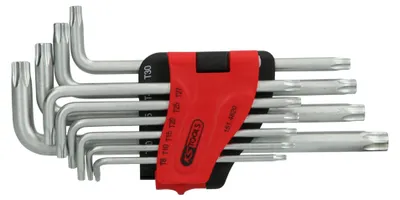 Produktbild von KS Tools 151.4820, L-Torx-Schlüssel, Metallisch, Chrom-Vanadium-Stahl, 314 g, 10 Stück(e)