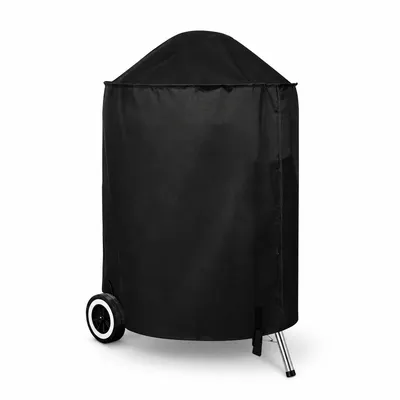 Produktbild von Runde Grillabdeckung 71 x 68 cm, wetterfeste BBQ Abdeckhaube, wasserdicht und UV-beständig, für Holzkohlegrill und Gasgrill