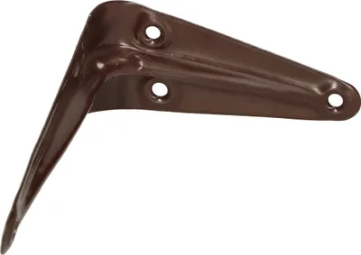 Zdjęcie produktu dla KOTARBAU® Wspornik pólki 100x75 mm Wspornik pólki do montazu sciennego Brazowy