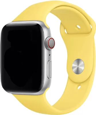 Produktbild von Apple MGQQ3ZM/A Intelligentes tragbares Accessoire Band Gelb Fluor-Elastomer