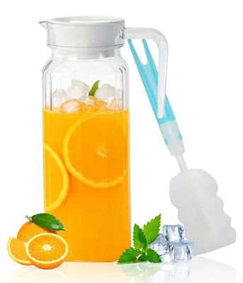 Immagine prodotto di Caraffa per acqua con coperchio - 1,1 litri - Trasparente