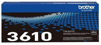 Produktbild von Brother TN3610 - Schwarz - original - Box - Tonerpatrone