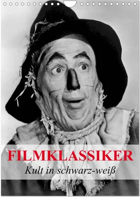 Produktbild von Filmklassiker - Kult in schwarz-weiß (Wandkalender 2026 DIN A4 hoch), CALVENDO Monatskalender