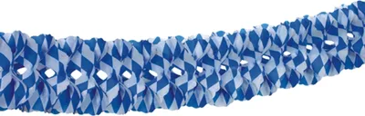 Zdjęcie produktu dla Papstar Großraumgirlande Bayr.Blau 16 cm x 10 m