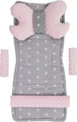 Produktbild von Sitzauflage Kinderwagen, Sitzeinglage, Spielbogen, Baumwolle, Sterne