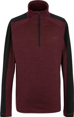 Obrázok produktu pre Regatta - Fleecová bunda "Hepley" pre mužov, s polovičným zipsom RG12097 (3XL) (tmavá vínová/čierna)