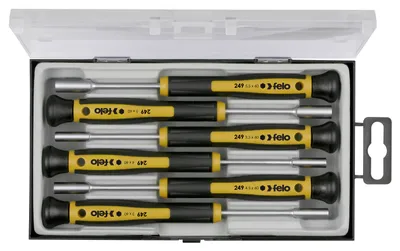 Produktbild von Serie 240 Präzisionsschraubendrehersatz 6-tlg. VPE: 10