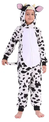 Productafbeelding van Kinder Onesie Kostuum Koe XL