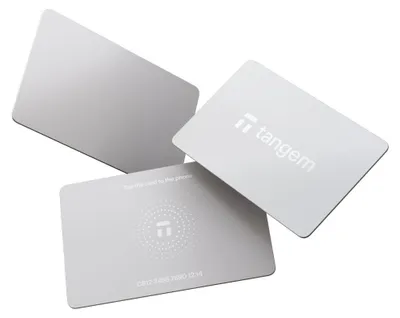 Productafbeelding van Tangem Wallet - Set van 3 kaarten, Wit, Stealth-model