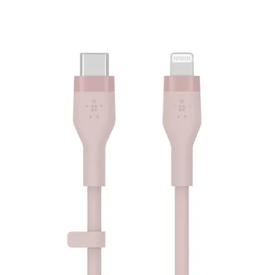 Produktbild von Belkin CAA009BT3MPK, 33 m, USB C, USB C/Lightning, Männlich, Männlich, Pink