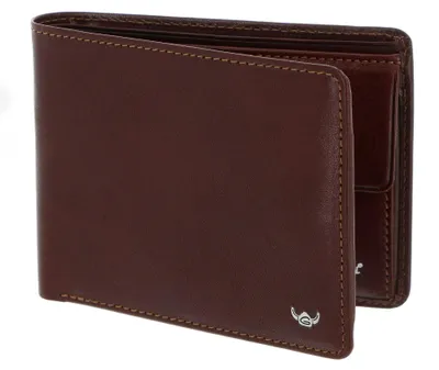 Image de Golden Head porte-monnaie Colorado RFID Protect Billfold Coin Wallet Tabacco brun