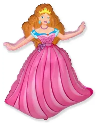 Image de Ballon en aluminium Princesse, 99 cm - Flexmetal