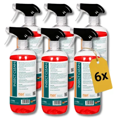 Produktbild von INOX® Insect Clean Insektenreiniger, 6x1L - Insektenentferner Autoreinigung