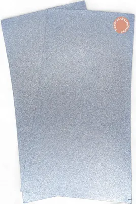 Produktbild von Sandras-Bastelladen - Metallic - Kerzen Verzierwachsplatten 2er Set - 200 x 100 x 0,5mm Blau