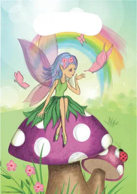 Produktbild von Creative Converting Partytüten mit Regenbogenfee Motiv, 8 Stück, 16 x 23 cm