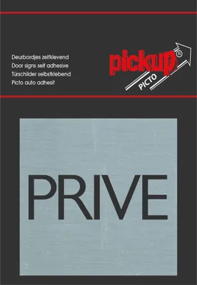 Produktbild von Pickup Route Alu Picto 80x80 mm Prive