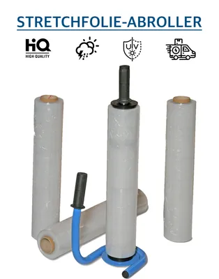 Produktbild von GEWA Abroller Stretchfolie Handabroller Wickelfolie Umzugsfolie Folienabroller Blau Nur Abroller