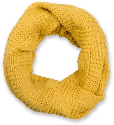Produktbild von styleBREAKER Uni Strick Loop Schal mit Patentmuster, Uni Feinstrick Schlauchschal, Winter Strickschal 01018152