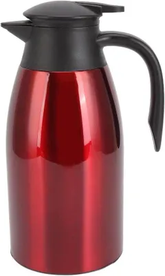Immagine prodotto di Borraccia termica da 2 litri - Caraffa isolata sottovuoto (rossa)