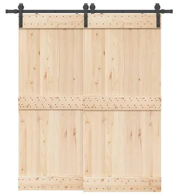 Immagine prodotto di Sistema a scorrimento – Kit per porte scorrevoli – Set per porte a soffitto – Sistema di binari – Struttura in acciaio robusta – 200 cm, colore nero