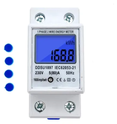 Productafbeelding van Intelligente LCD digitale energiemeter voor nauwkeurige meting van elektriciteitsverbruik