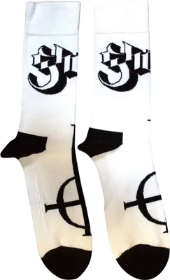 Produktbild von Ghost - Knöchelsocken für Herren/Damen Unisex RO12265 (40,5 EU - 45,5 EU) (Weiß/Schwarz)